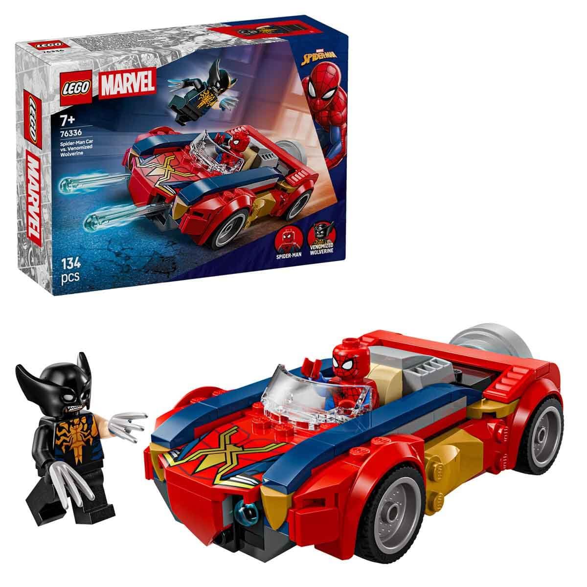 LEGO 76336 Marvel Spider-Man Battle with Venomized Wolverine Boys Girls