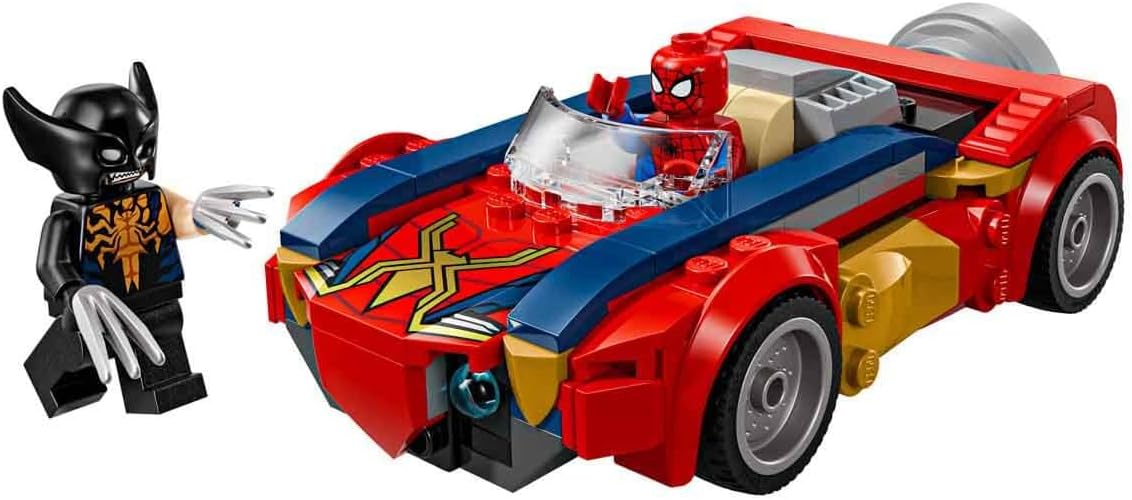 LEGO 76336 Marvel Spider-Man Battle with Venomized Wolverine Boys Girls