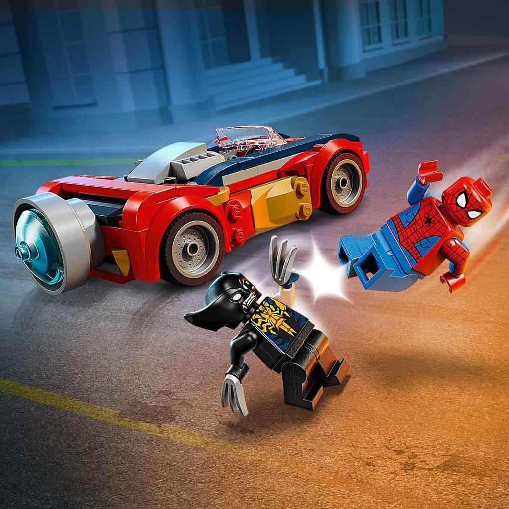 LEGO 76336 Marvel Spider-Man Battle with Venomized Wolverine Boys Girls