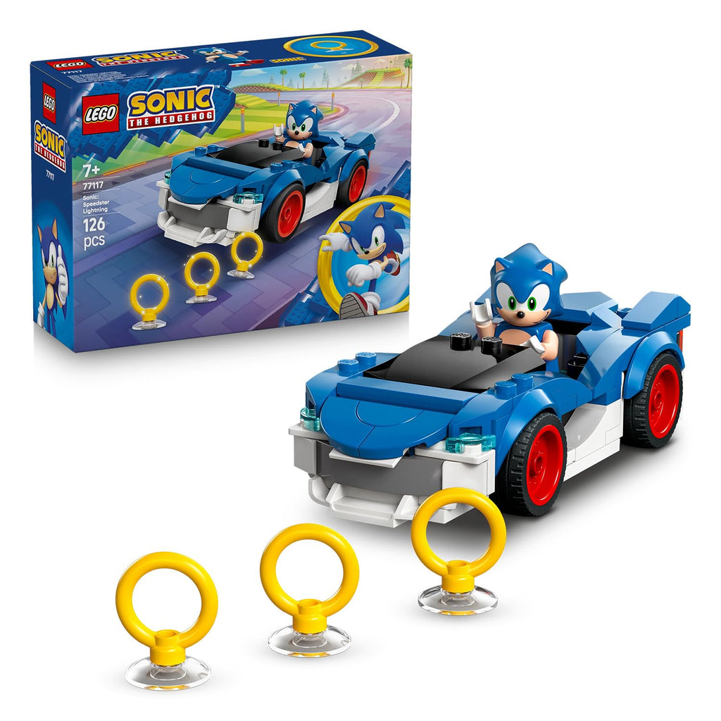 Lego 77117 Sonic the Hedgehog Sonic Speedster Lightning Toy Birthday