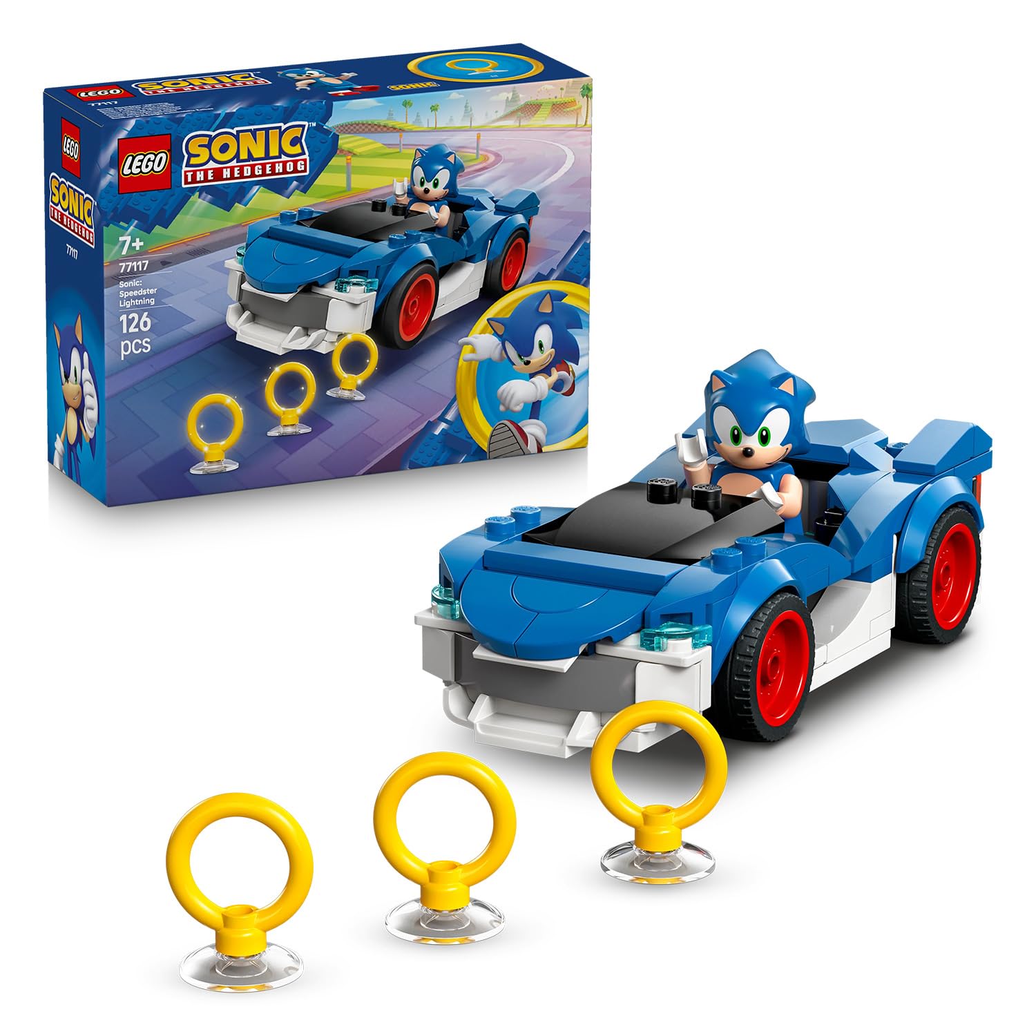 Lego 77117 Sonic the Hedgehog Sonic Speedster Lightning Toy Birthday