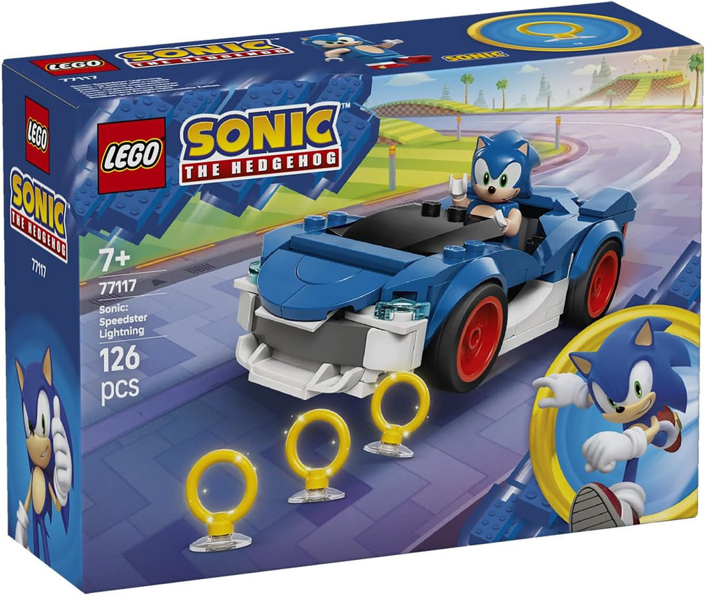 Lego 77117 Sonic the Hedgehog Sonic Speedster Lightning Toy Birthday