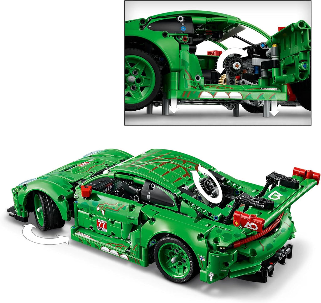 Lego 4224 Technic Porsche 911 GT3 R REXY AO Racing Car Toy