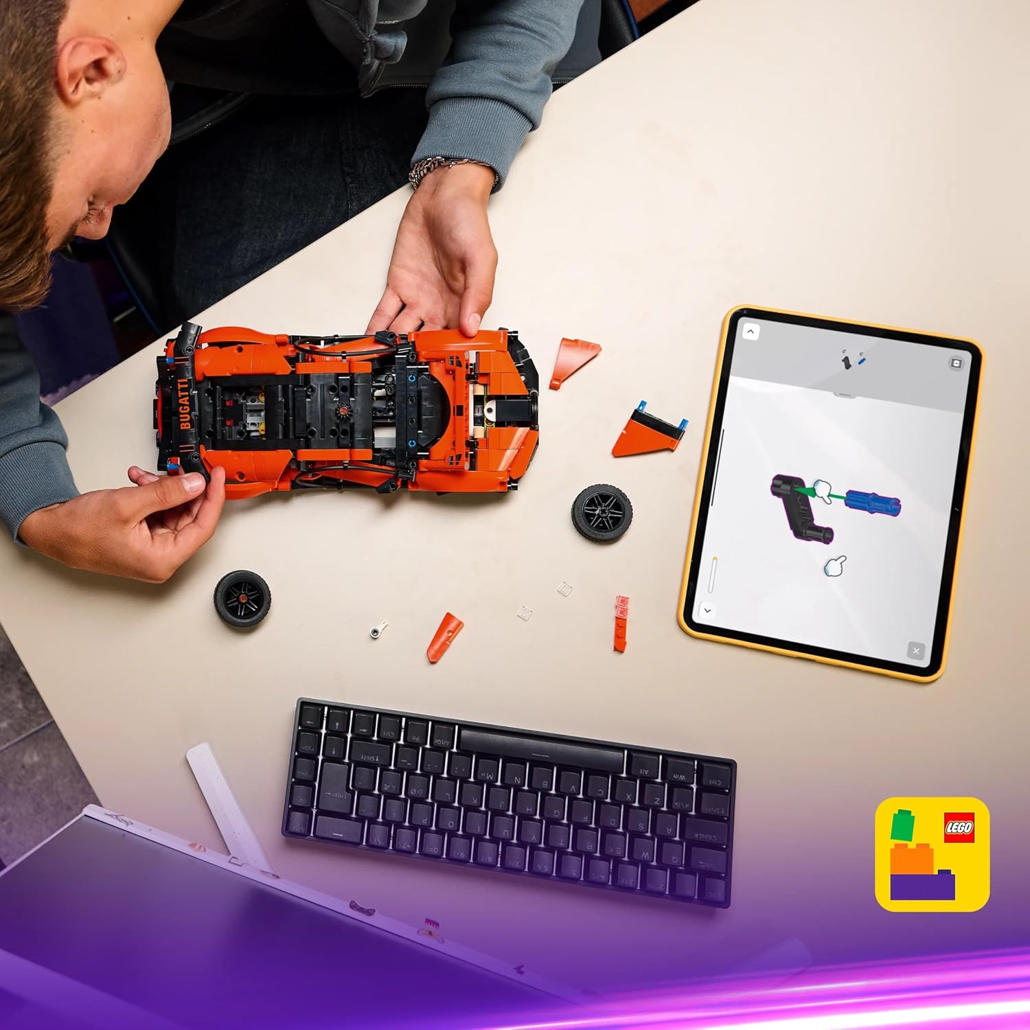 Lego 42222 Technic, Bugatti Chiron Pur Sport