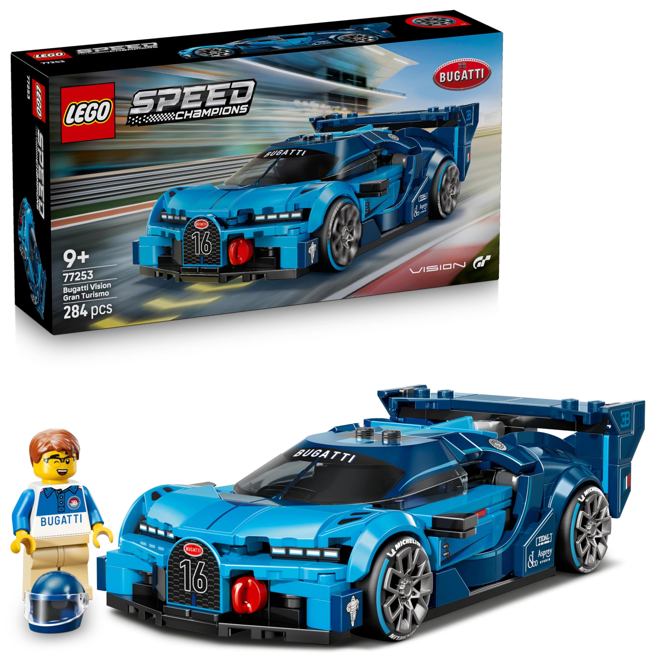 Lego 77253 Speed Champion Bugatti Vision GT Hypersport Car Toy Birthday