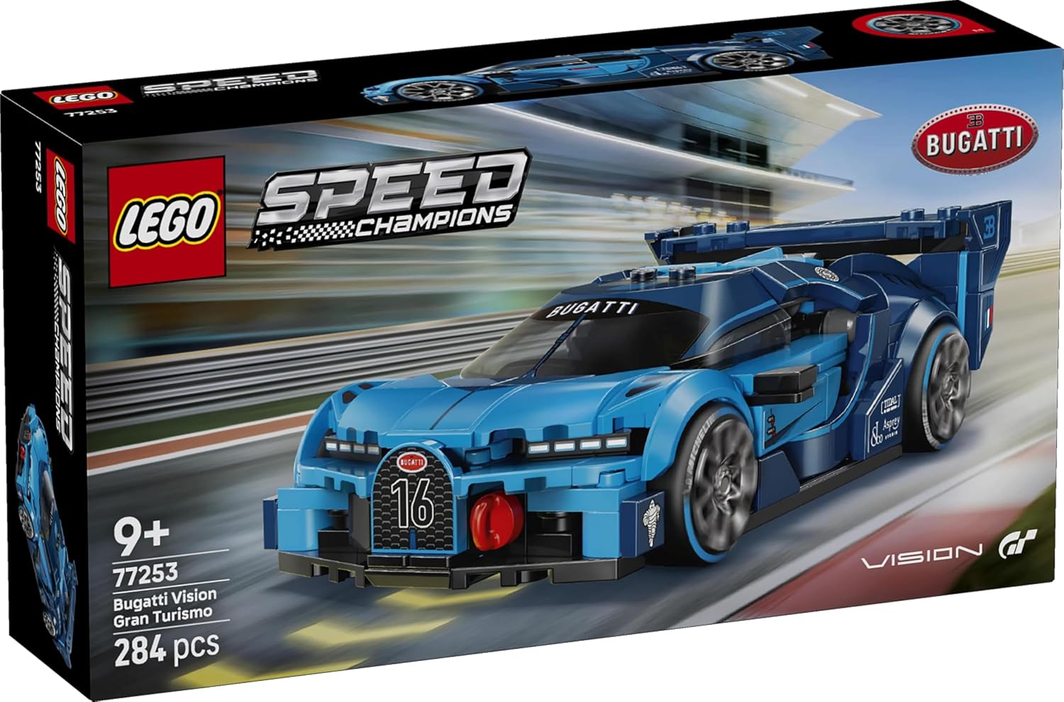 Lego 77253 Speed Champion Bugatti Vision GT Hypersport Car Toy Birthday