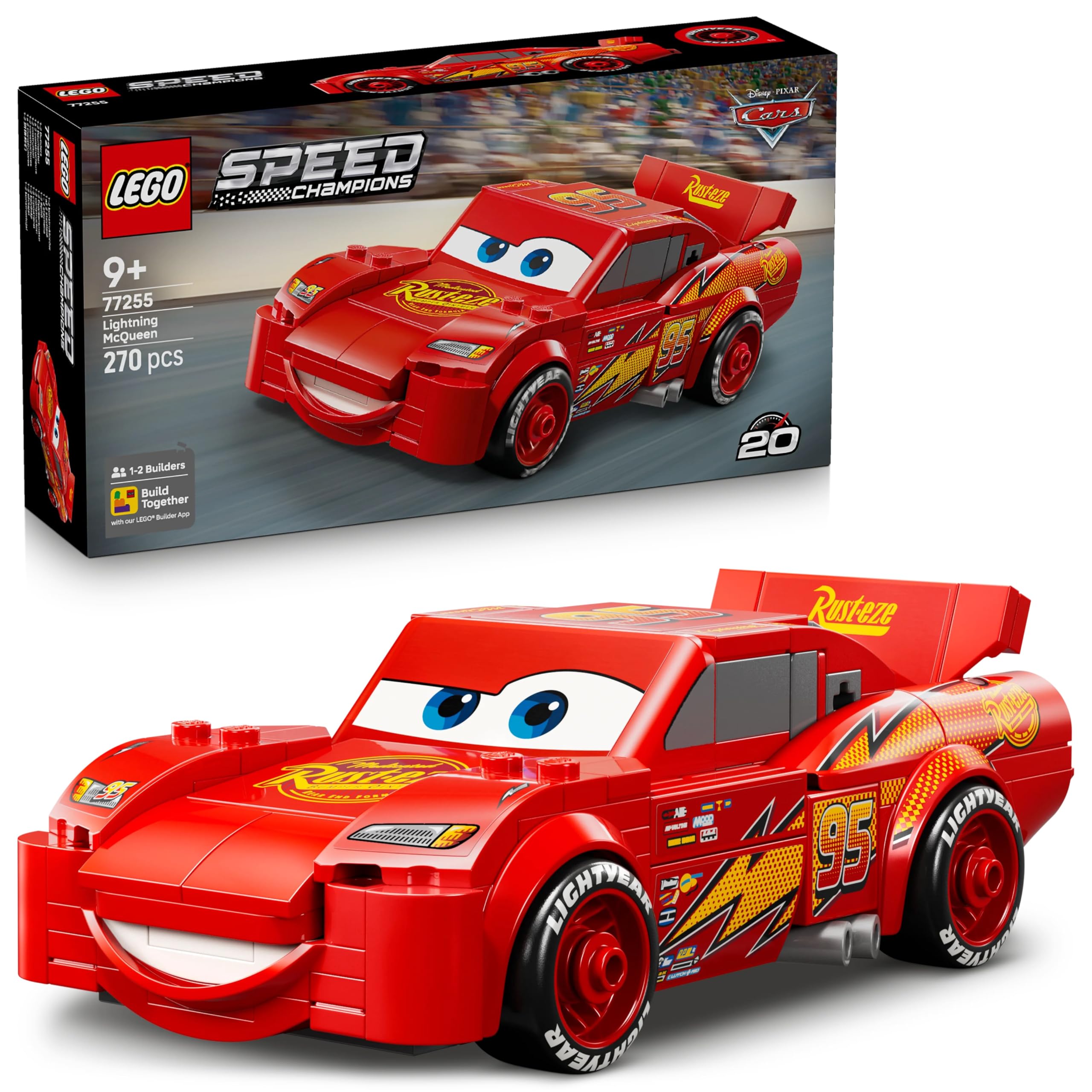 Lego 77255 Speed Champion Lightning McQueen Toy Birthday Present Blocks