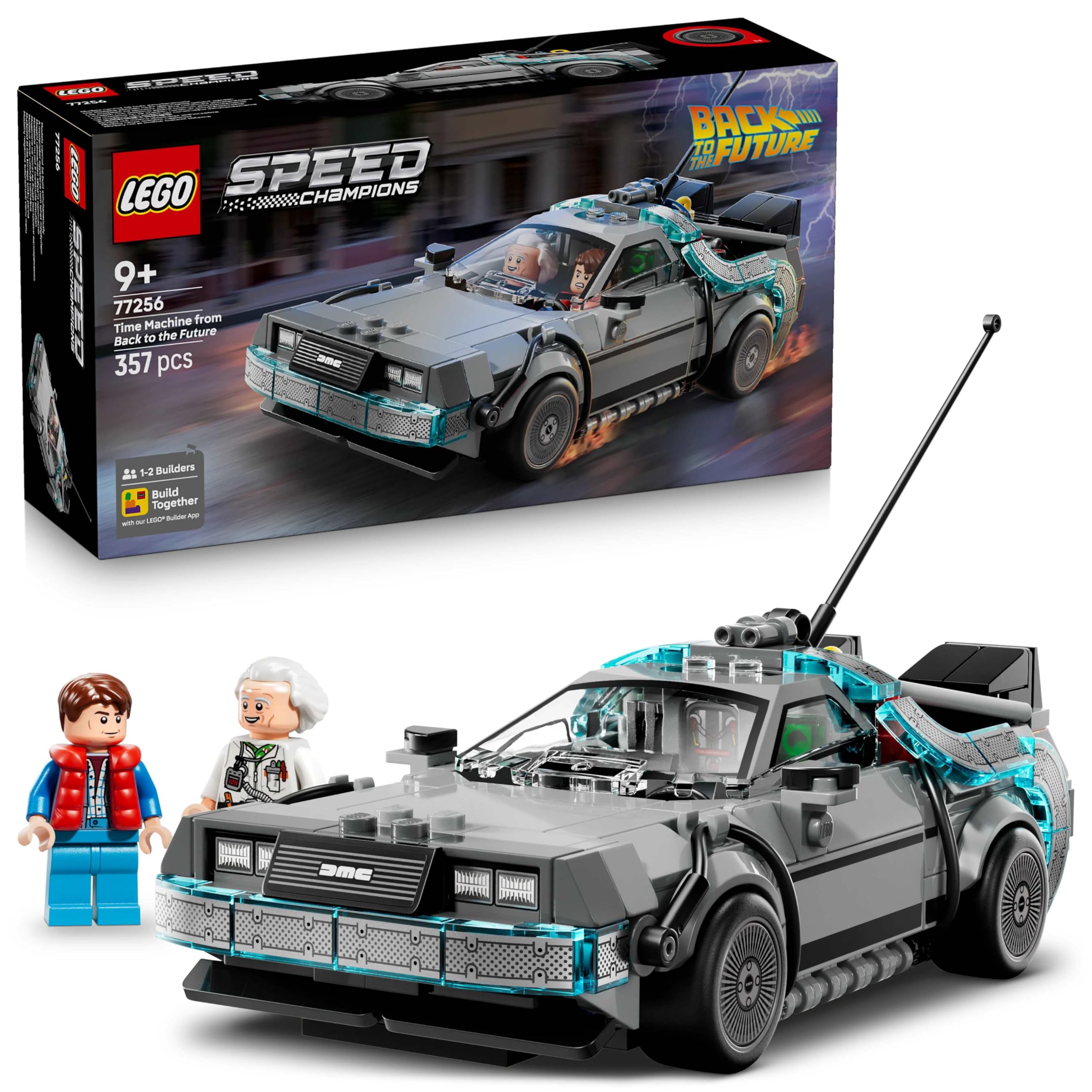 Lego Speed Champion 77256 Back to the Future Time Machine, Toy