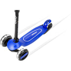ZIGGY 3-Wheel Tilt Scooter for Kids Ages 2-10 | Red Kick Scooter with LED Light-Up Wheels, 4-Height Adjustable