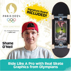 Tech Deck, Shane O'Neill's Olympic Games Paris 2024 Ramp Customizable X-Connect Park Creator Playset & Exclusive Fingerboard, Kids Toy for Ages 6+