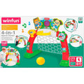 Winfun: 4-in-1 Sports Center - 4 Modes: Soccer, Basketball, Bowling, &amp; Golf, LED Screen, Transforming Interactive Toy, Toddlers &amp; Kids Ages 18mo+