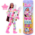 Barbie Cutie Reveal Doll & Accessories, Color Dream Series, Tie-Dyed Bunny Costume & 10 Surprises Including Color Change Tie 