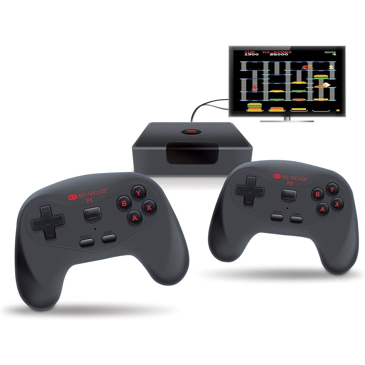 My Arcade GameStation Wireless HD: Data East Video Game Console with
