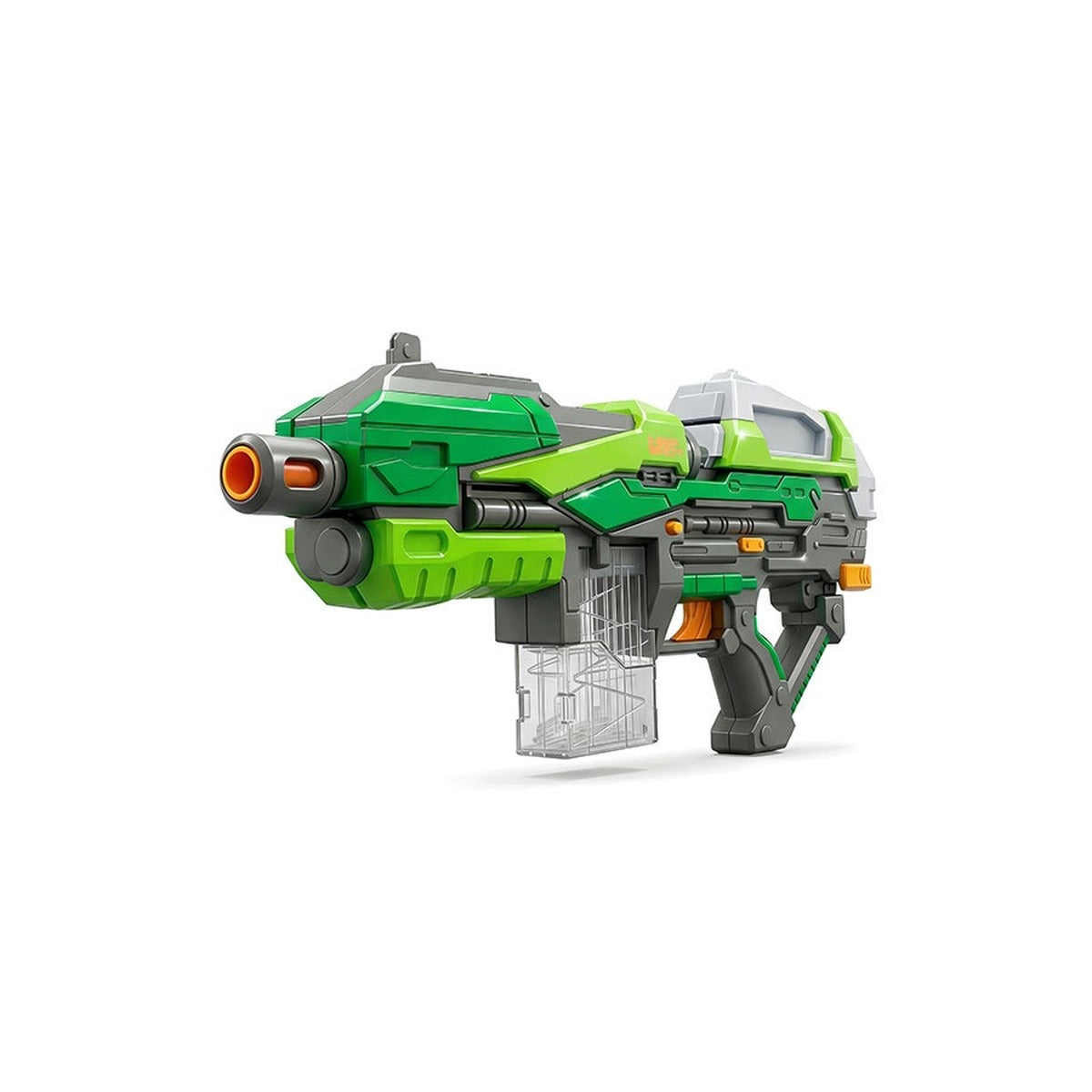 Hip Shot, Battlefield Wolf XII Automatic Dart Blaster Toy with 10 Soft Darts for Kids, Battery Operated Toy Includes Switch Loader Magazine, Shooting Range, Action Toy Gun for, Ages 8+, 45 ft