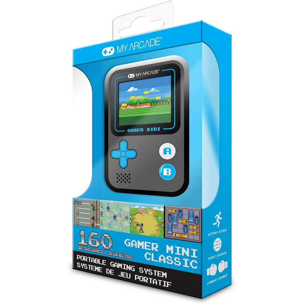 My Arcade Gamer Mini Classic-Blue: Miniature Handheld Gaming System