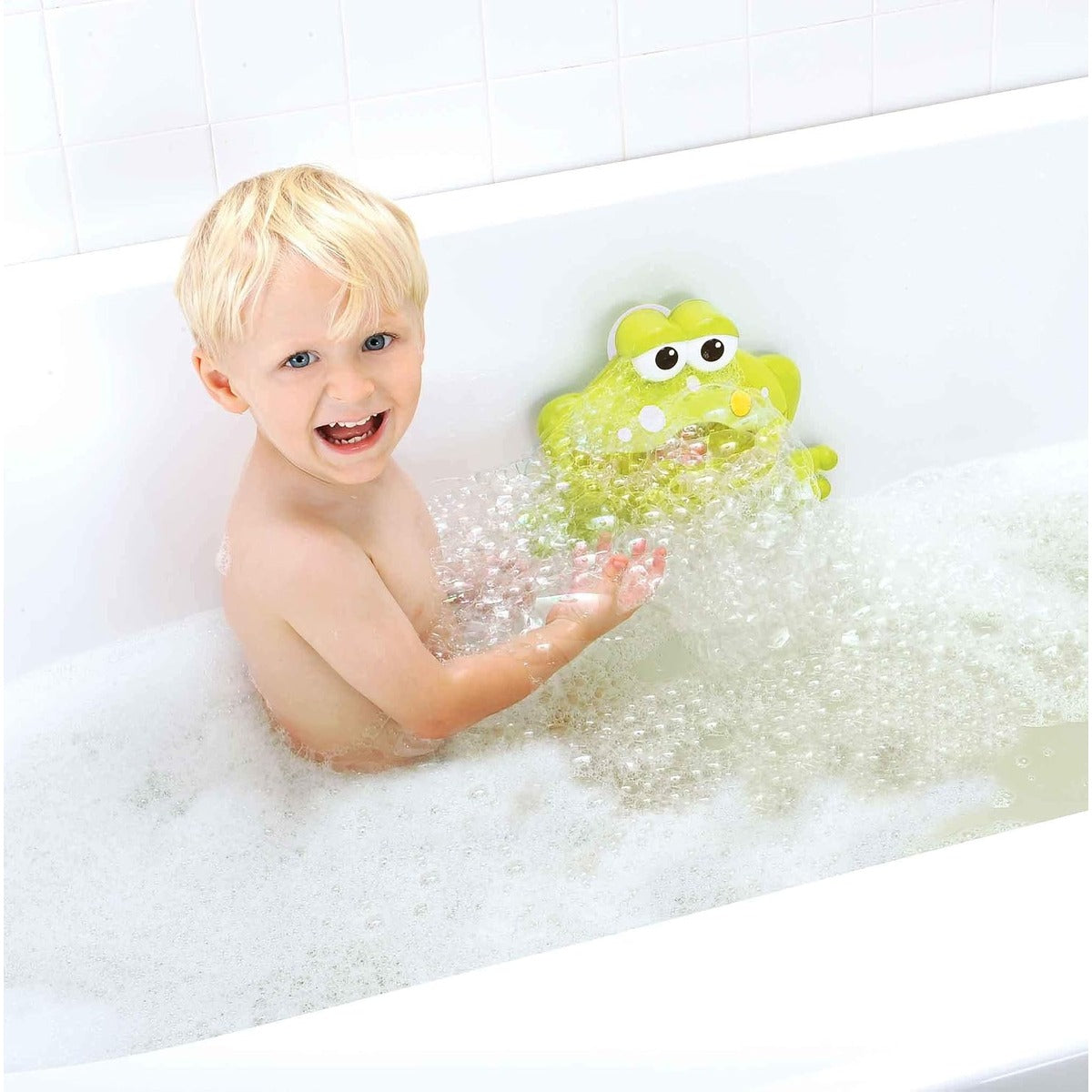Early Learning Centre Bathtime Musical Frog Bubble Battery Operated, Bath Toy, Toddler Toys, Colorful Animal Design, Imaginative Play, 1 Years +