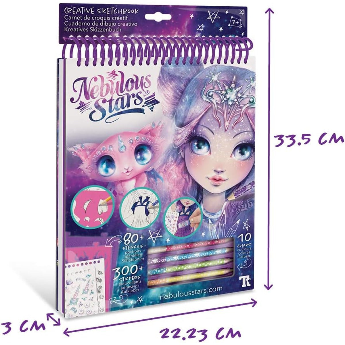Nebulous Stars Creative Kids Sketchbook Set
