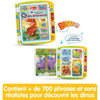 VTech - The Big Interactive Dinosaur Book, Magic Sound, Children's Touch Book, Educational Toy Dinosaur, 14 Illustrated and Interactive Pages, Gift for Children from 3 Years Old