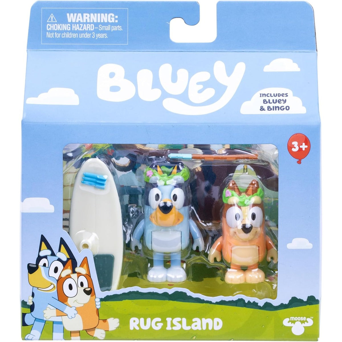 Bluey S14 Figure 2Pk Rug Island