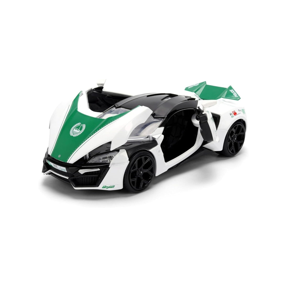 Jada - Dubai Police W Motor Lykan Hyper Sport - 1:24 Scale Die-Cast Model