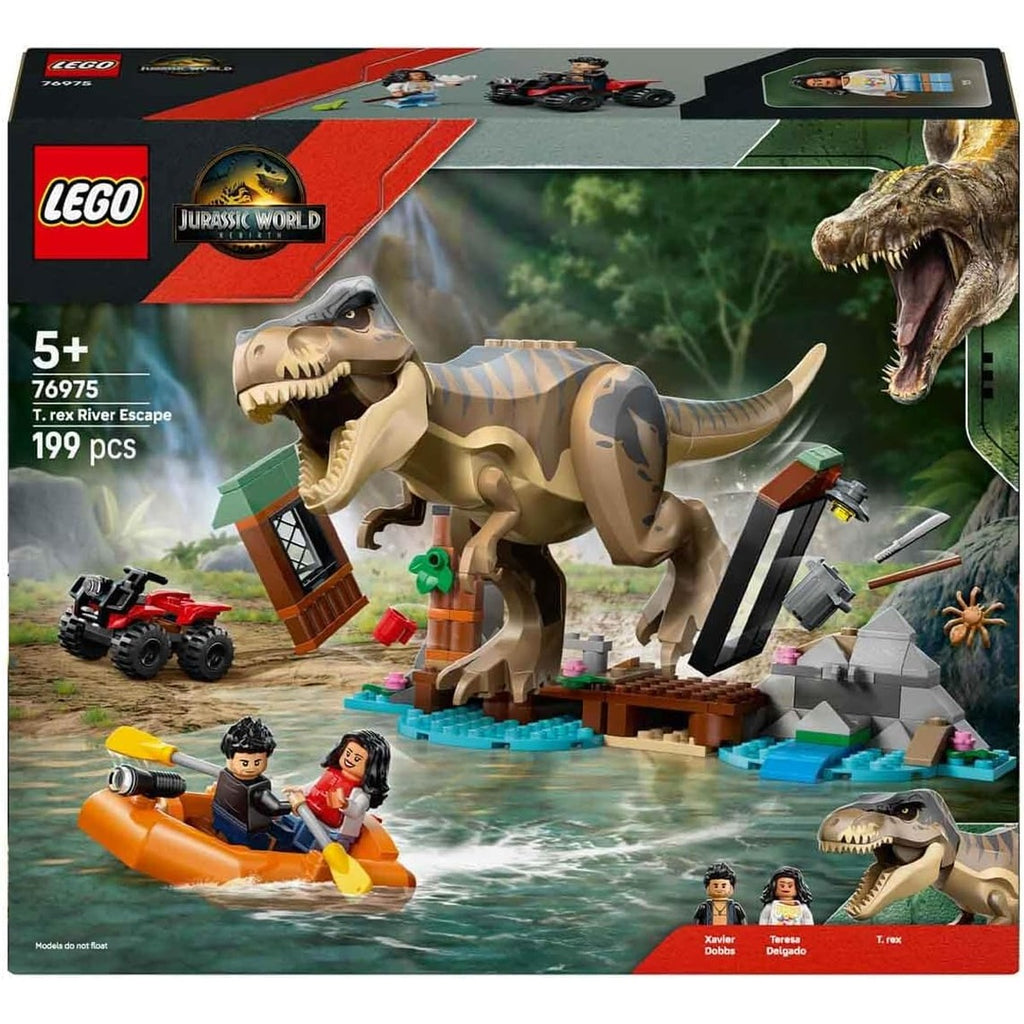 Lego 76975 Jurassic World T-Rex River Escape Toy Birthday Present