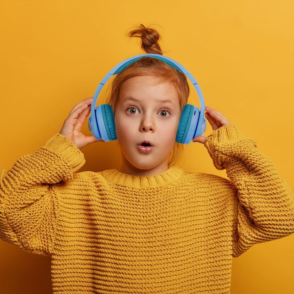 Volkano Disney Stitch 3D Bluetooth Wireless Stereo Headphone upto 16 hours Playtime, Built in Microphone, Padded Earcups & Foldable Design