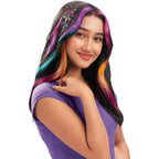 Shimmer N Sparkle Color FX Hair Extension Studio Kit with 4 Clip