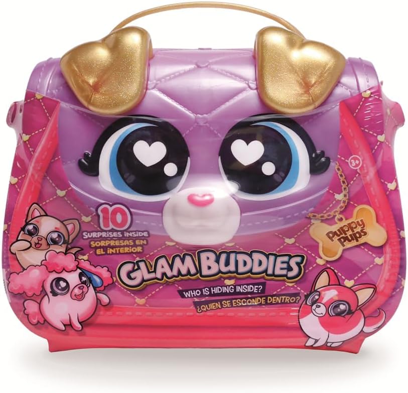 Glam Buddies SURPRISE PUPPY PURSE 6 IN 6PCS toy
