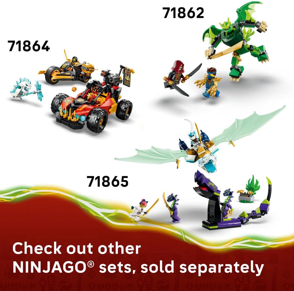 LEGO NINJAGO Zilvar and Grimtak the Dragon Beast 71863