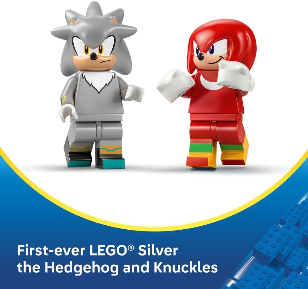 LEGO Sonic the Hedgehog Silver's Car vs. Knuckles' Monster Truck 77118