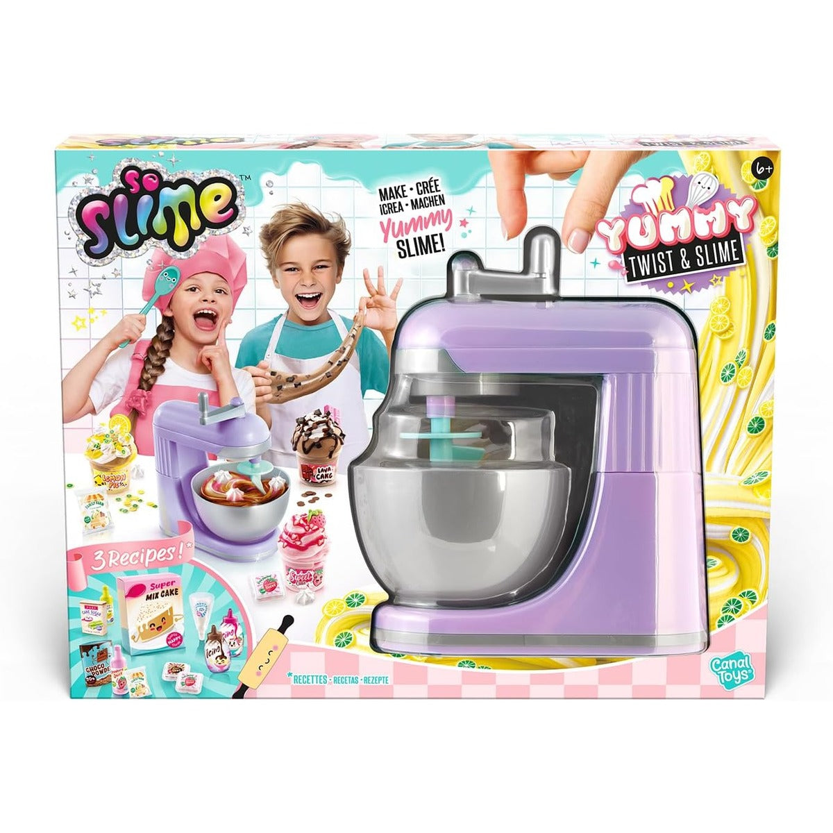 Canal Toys So Slime - Yummy Twist & Slime Mixer Set - DIY Slime with Dyes, Decoration & Recipe Instructions - From 6 Years - 