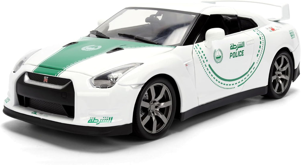 Jada Dubai Police 2009 Nissan GR-R 1:18