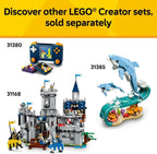 LEGO Creator 3in1 Cute Animals: Playful Puppy Dog Toy - Pet Animal Figure Transforms into a Squirrel or Duck - Creative