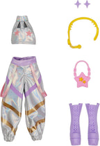 K-POP IDOL Mina Fashion K-Pop Starlight Doll, Purple Hair with Anklets, 3 Accessories to