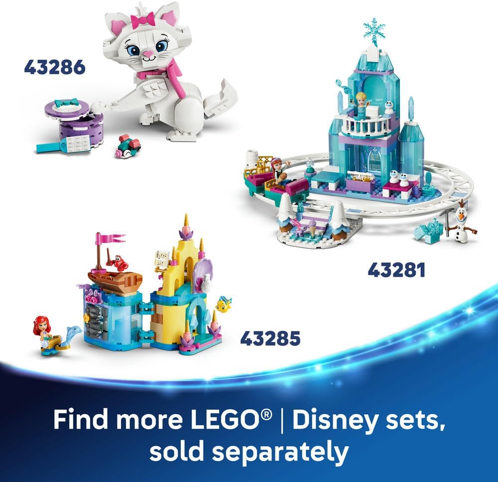 LEGO | Disney Frozen Olaf and Bruni's Picnic Fun Toy - Snowman Figure w/a Picnic Blanket & Accessories - DIY Bedroom