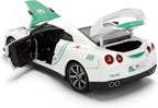 Jada Dubai Police 2009 Nissan GR-R 1:18