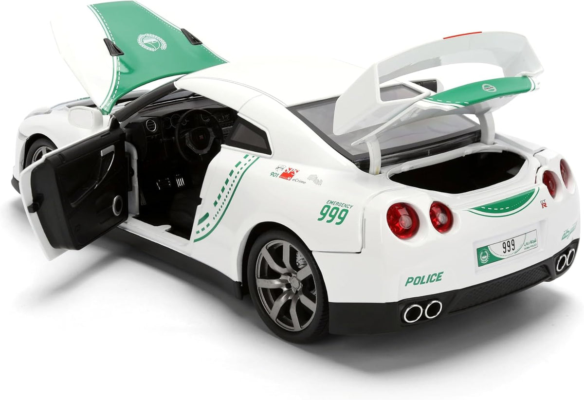 Jada Dubai Police 2009 Nissan GR-R 1:18