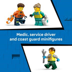 LEGO City Airplane, Service Truck & Hovercraft Remix 60505
