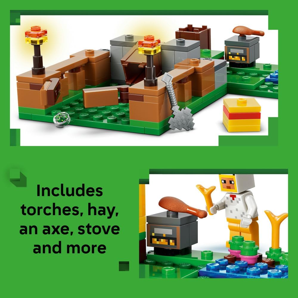 LEGO Minecraft Chicken Farm 21585