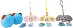 JollyPop Puppy MiniPop Collectibles for Kids, Keychain Plush Charm Toy Set with IM Card Sticker, Cute Pastel Design