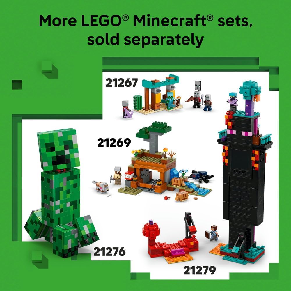 LEGO Minecraft The Pillager Outpost and Ravager 21278
