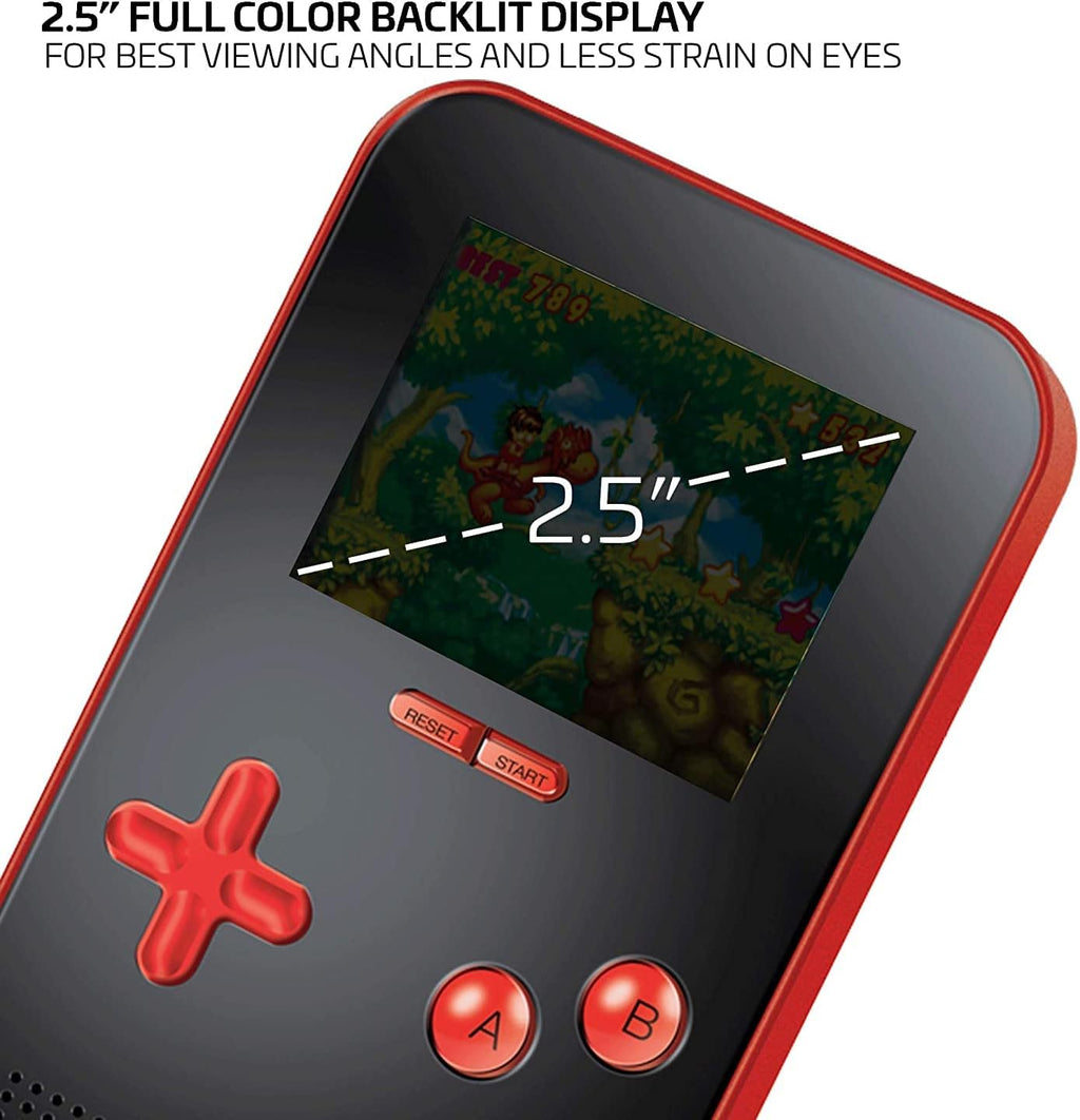 My Arcade Go Gamer Portable - Handheld Gaming System - 300 Retro Style Games - Battery Powered - Full Color Display
