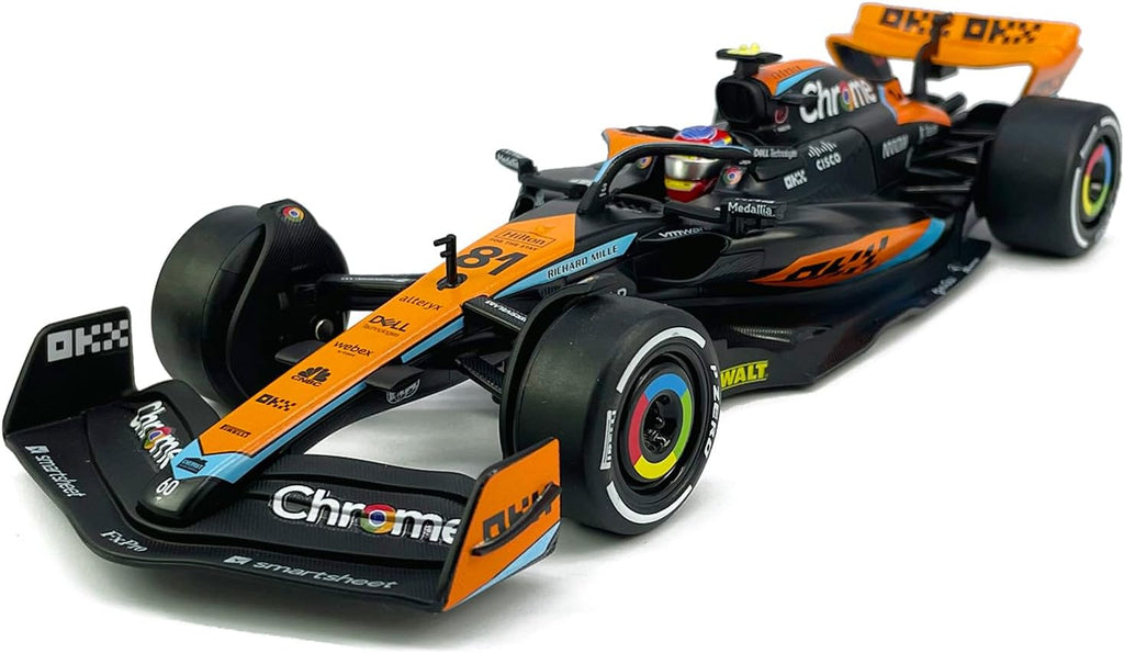 1:24 Scale F1 McLaren MCL60 Model Toy Car Metal Diecast Toy Vehicle, Formula 1 Team 2023 Australian Grand Prix, Piastri