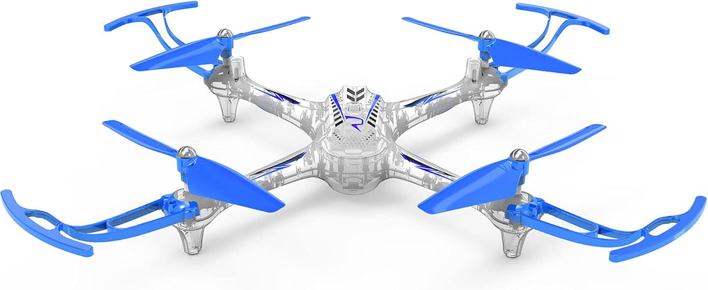 Syma Syma 4 Channel Auto Hover RC Stunt Drone, Blue/Orange toy