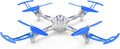 Syma Syma 4 Channel Auto Hover RC Stunt Drone, Blue/Orange toy