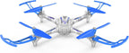 Syma Syma 4 Channel Auto Hover RC Stunt Drone, Blue/Orange toy