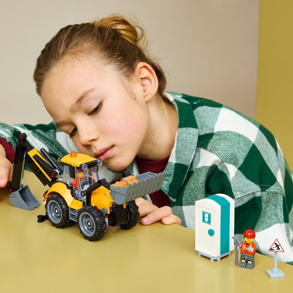 LEGO City Yellow Backhoe Loader 60480