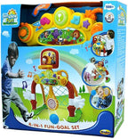Winfun 4-in-1 Fun-Goal Set - Soccer, Basketball, Bowling & Golf Game Set with Target Practice | Interactive Play with