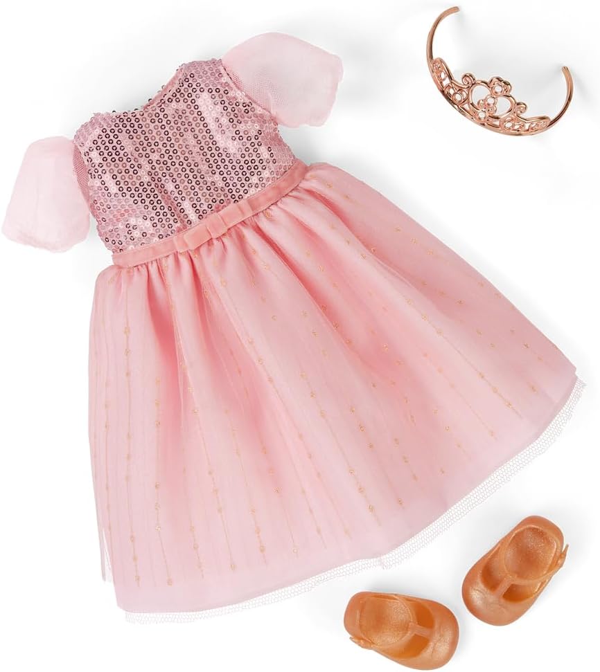 Our Generation Doll w/Princess Dress, Doll with Pink Gown & Tiara Estrella