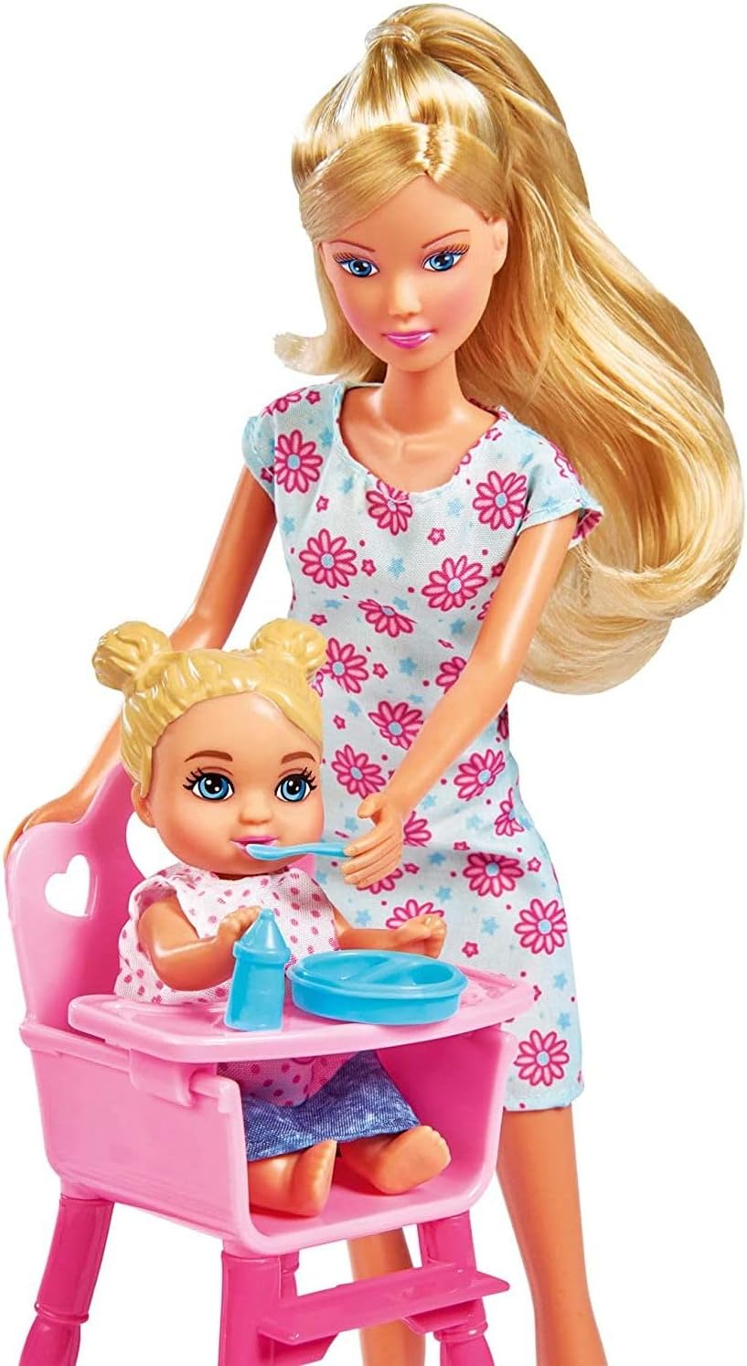 Simba 105736350 Steffi Love Baby World Puppe Doll, light, Piccolo, Pink